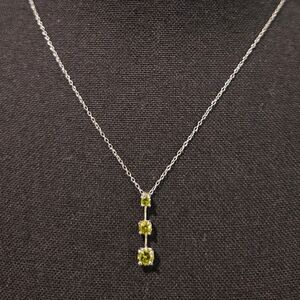 Giani Bernini Olive Cubic Zirconia Journey Pendant Necklace